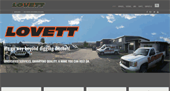 Desktop Screenshot of lovettservices.com